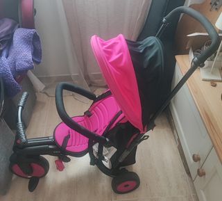 Triciclo Smartrike rosa-negro 