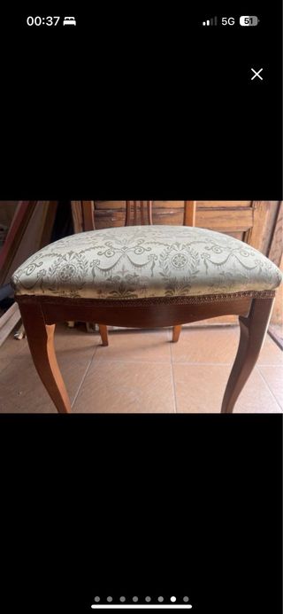 Sillas madera maciza - 6 unidades