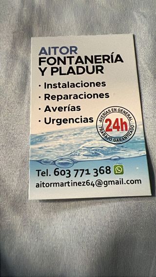 fontaneria y pladur