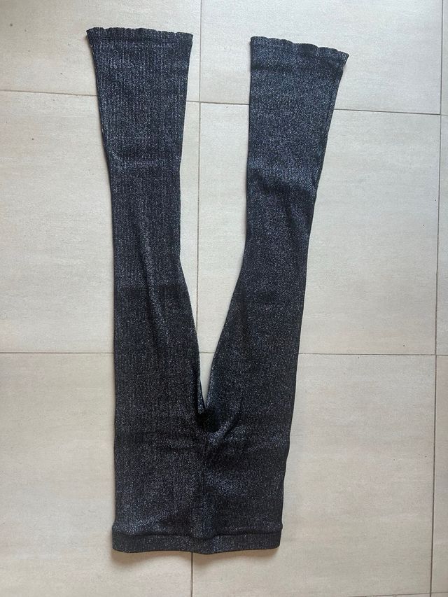 Pantalones Brillantes negro zara niña