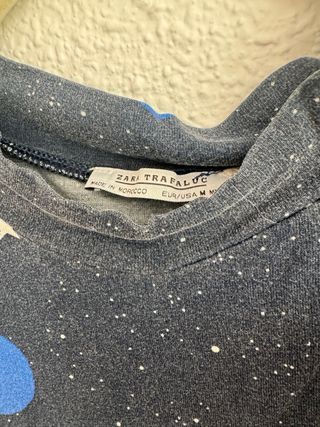 Camiseta Zara planetas