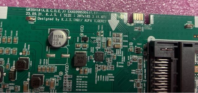 Placa base Tv LG 55QNED80T6A