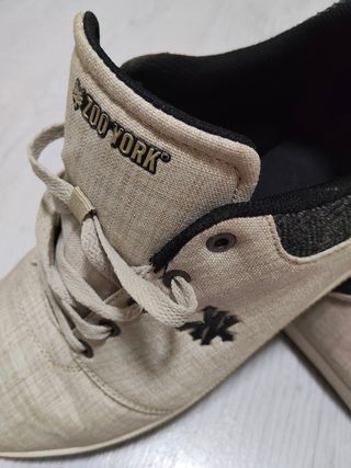 Zapatillas Zoo York beige talla 45