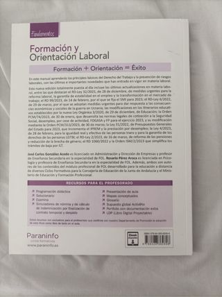 Formacion y orientacion laboral