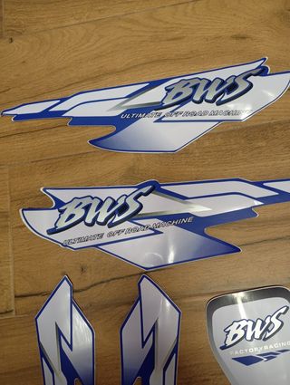 Pegatinas Yamaha BWS azules