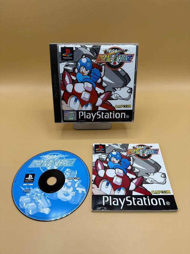 Megaman Battle & Chase PS1 Playstation 1 Mega Man