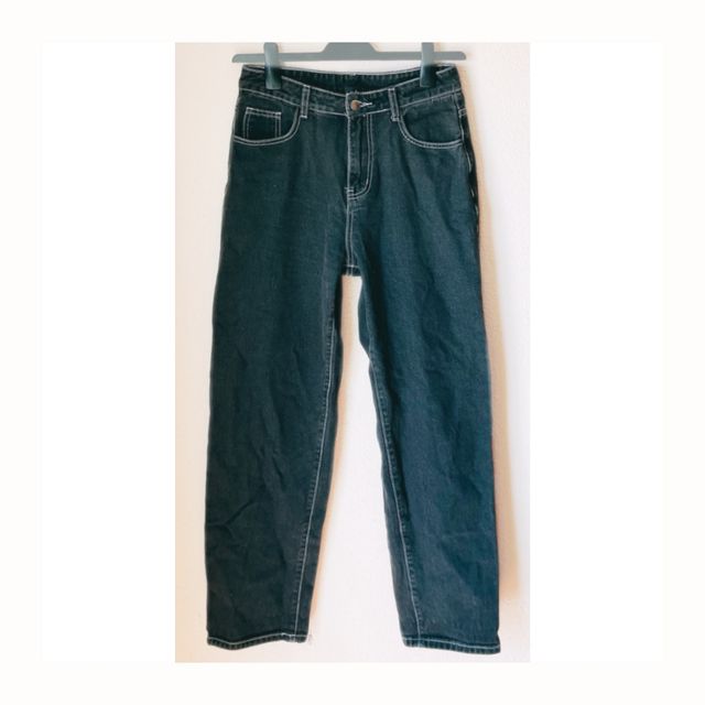 Pantalón Cintura Alta Skater Negro DAZY