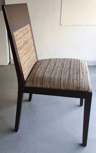 4 Sillas comedor - Madera & Tela.
Muy, muy cómodas