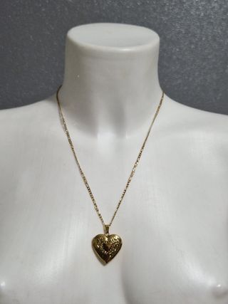 Collana cuore scrigno oro