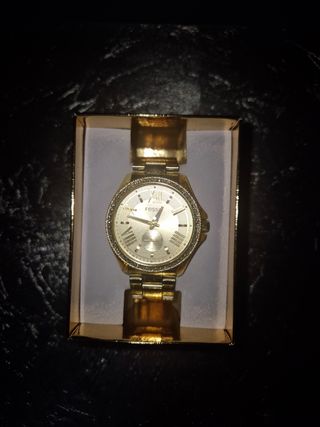 Reloj Fossil Dorado (incluye caja)