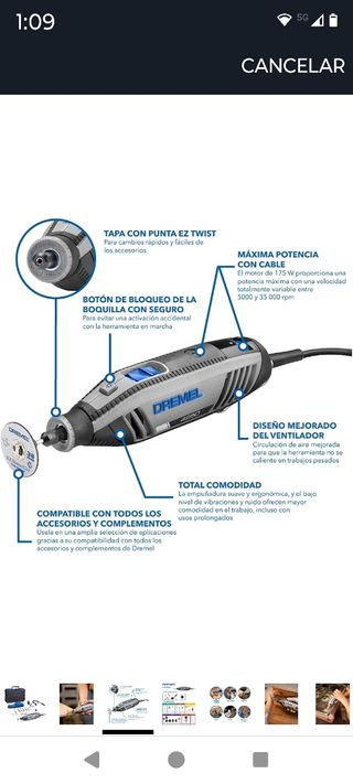 Dremel 45 accesorios - Multiherramienta