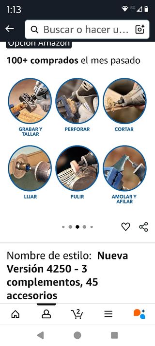 Dremel 45 accesorios - Multiherramienta