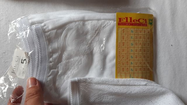 2 mutande donna bianche tg 5