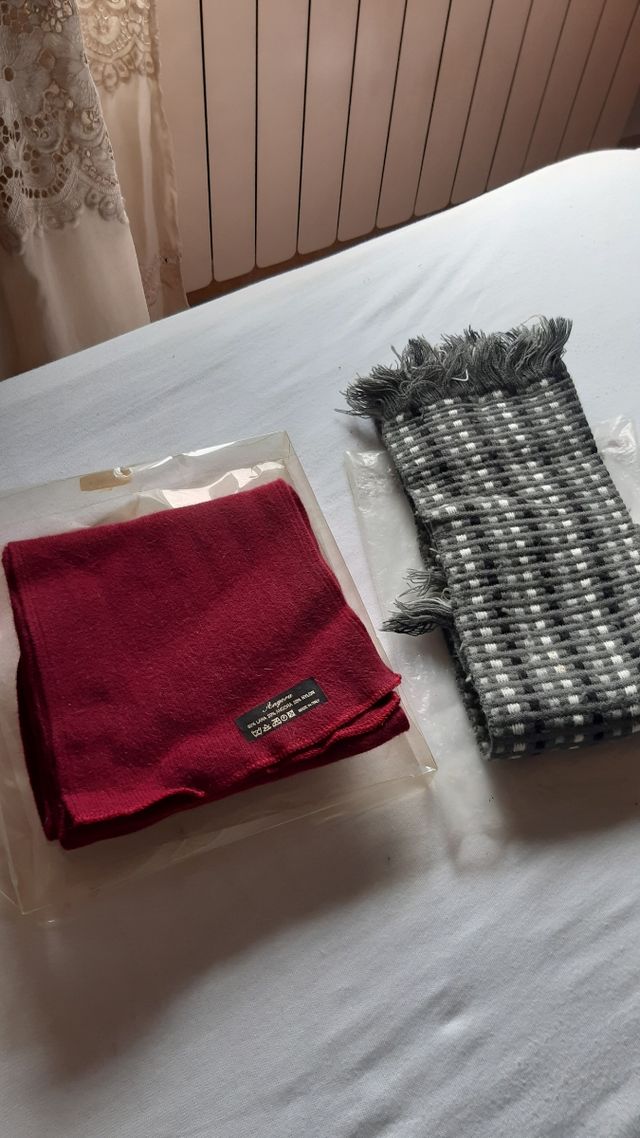 Sciarpe Magro - Rosso e Grigio