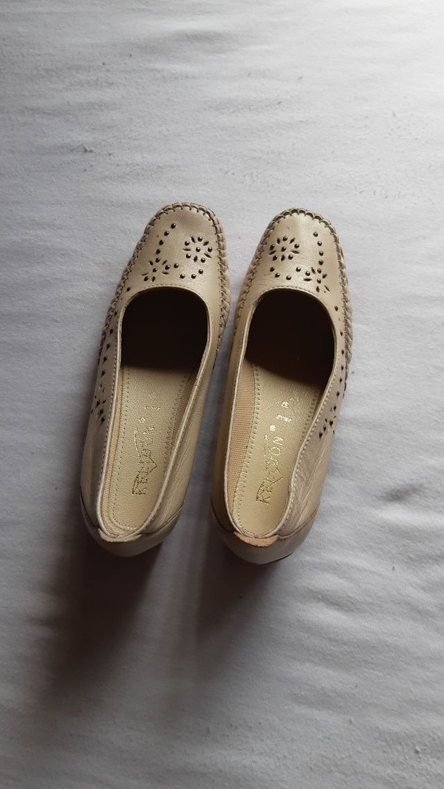 Scarpe beige eleganti donna tg 37