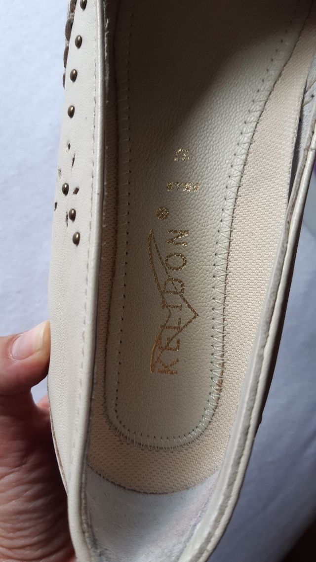 Scarpe beige eleganti donna tg 37