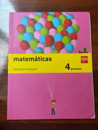 Matemáticas. 4 Primaria. Savia
