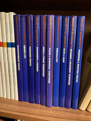 Libros colección El mundo de la cocina