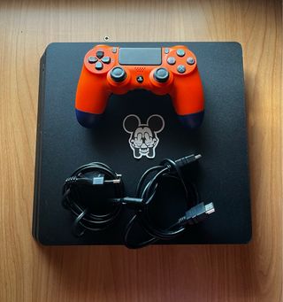 PS4 (PlayStation 4) Slim - Consola + mando naranja
