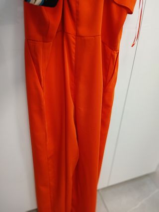 Mono largo naranja cruzado