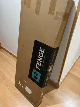 Soporte monitor negro - Aluminio y madera