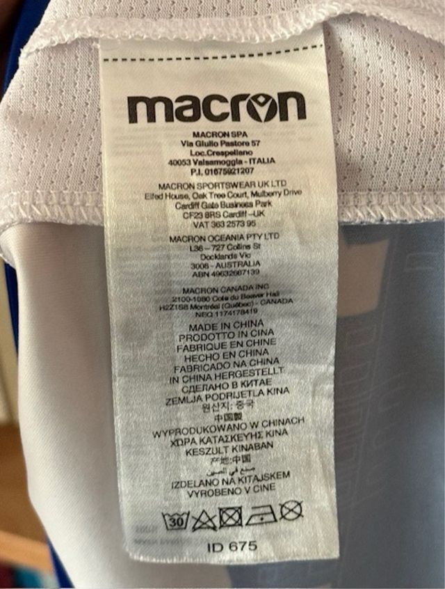 Camiseta Reading FC original Macron 2023/2024