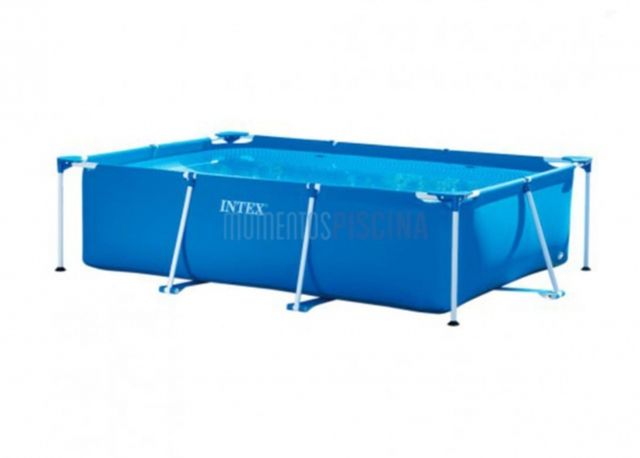 Piscina Intex rectangular azul