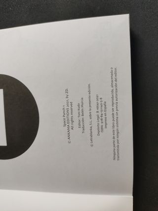 Manga Space Punch 01 - Letrablanka - IMPECABLE