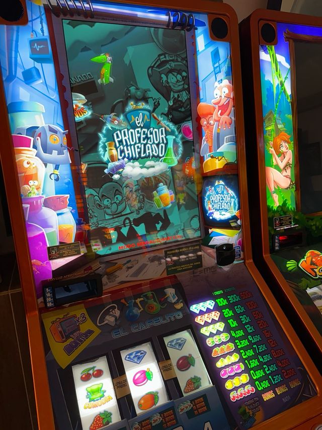 Máquinas tragaperras recreativas