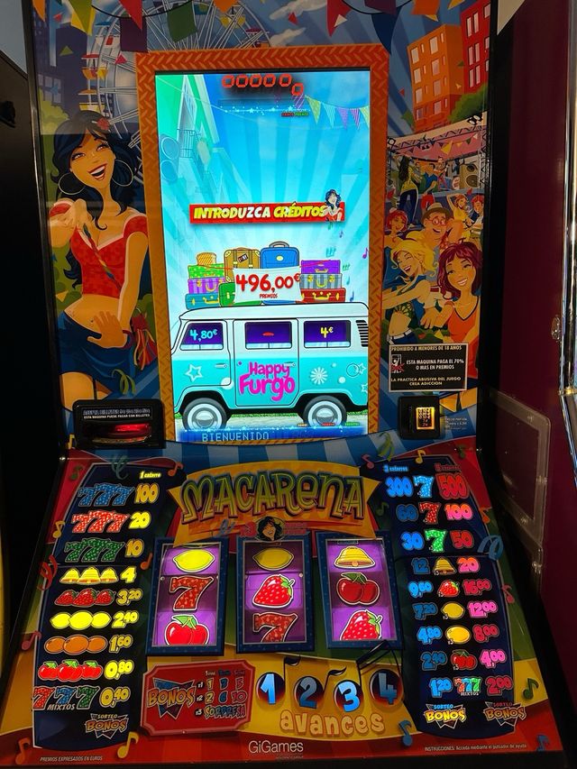 Máquinas tragaperras recreativas