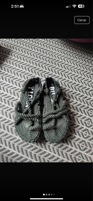 Sandalias bimba y lola  - Verde Oliva