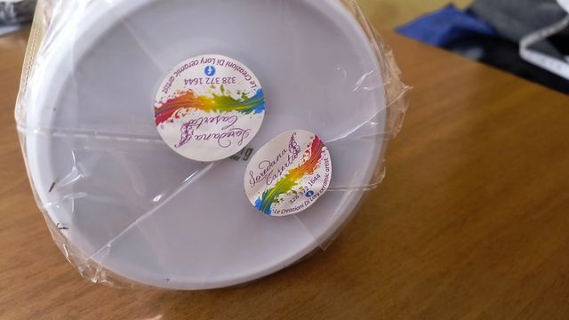 Tazza Kokeshi ceramica dipinta a mano pezzo unico