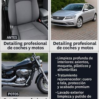 Detailing profesional de coches y moto A domicilio