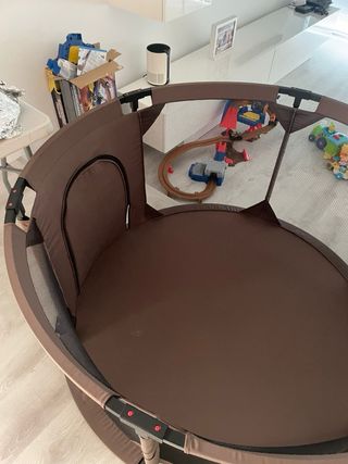 Parque infantil plegable marrón