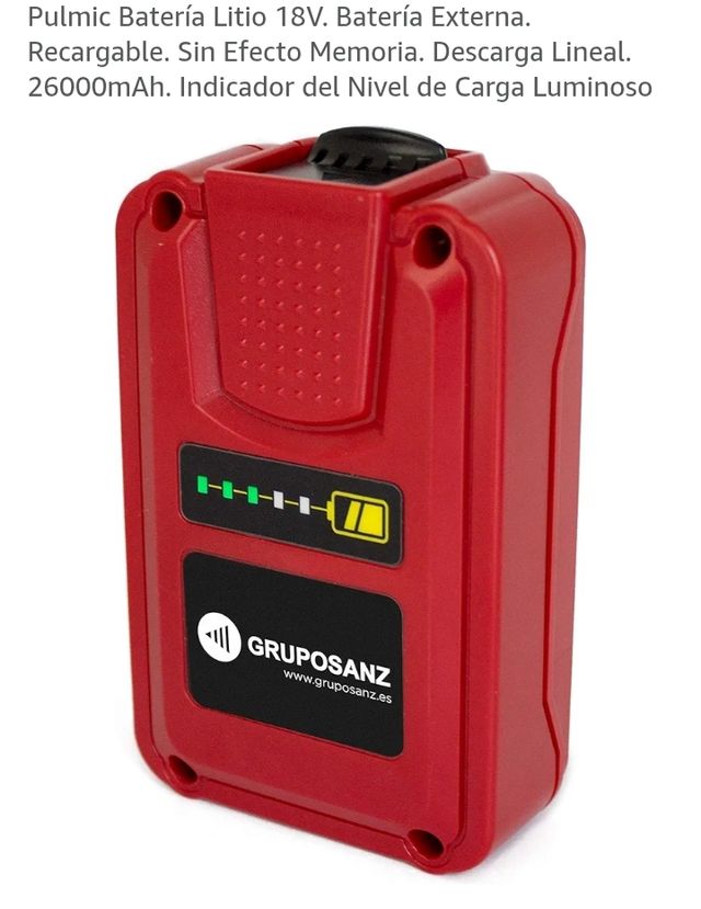 Pulmic - Zaino per irroratore a batteria