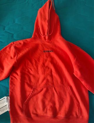 Sudadera Roja Vetements