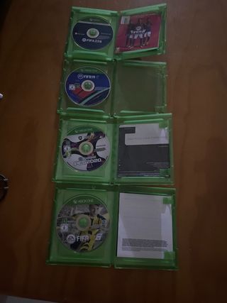 LOTE DE JUEGOS DE FUTBOL.