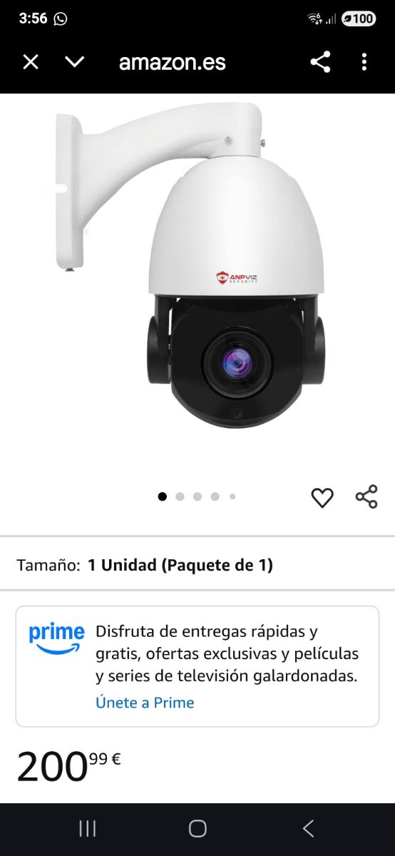 Câmara de vigilância 360º