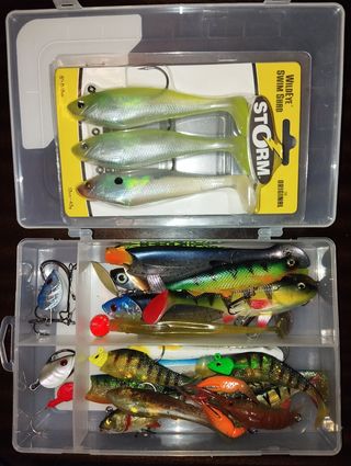 Señuelos Pesca de vinilo .
