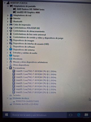 HP i7-3610qm/ Radeon 7600-2GB/ SSD-240GB/ 8GB-DDR3