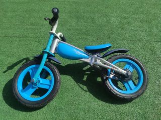 Mini bici sin pedales, azul