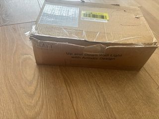 Lampada da parete LED CELAVY nera e argento