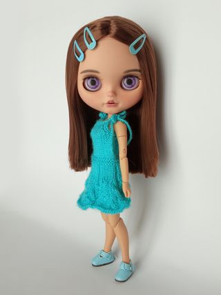 Vestido azul veraniego de tirantes - Blythe