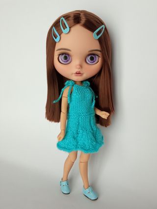 Vestido azul veraniego de tirantes - Blythe