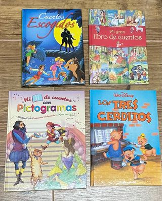 4 libros de cuentos