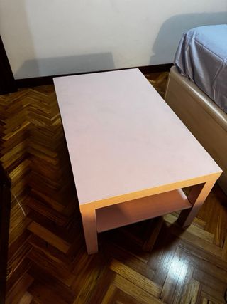 Mesa IKEA Lack rosa