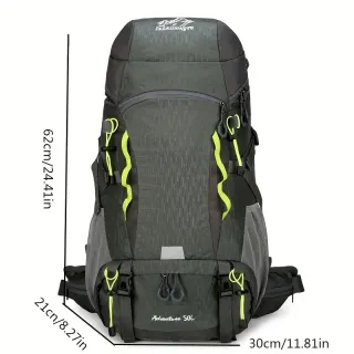 Mochila senderismo 50L - Amarilla