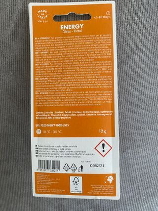 Cesare - Profumatore auto Mr&Mrs Arancio