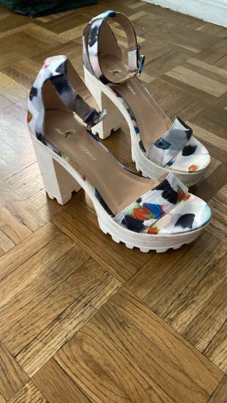 Sandalias plataforma multicolor