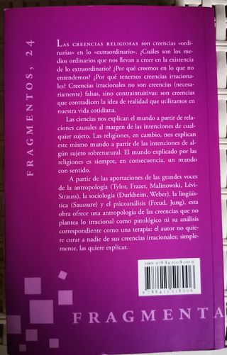 Antropología de las creencias (Fragmentos) (Spa...